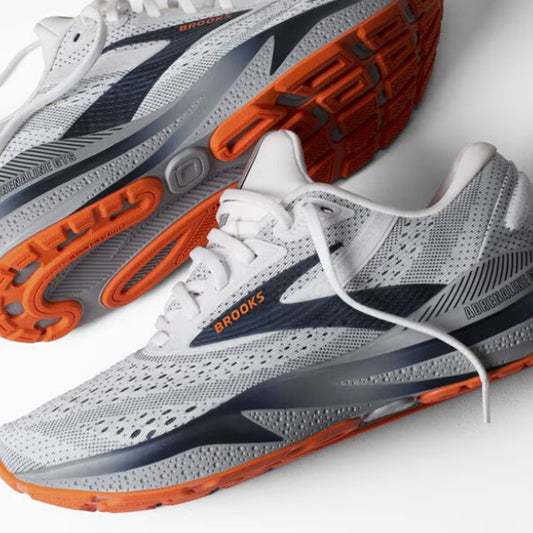 BROOKS MENS ADRENALINE GTS 24 - White/Peacoat/Alloy