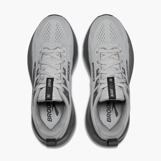 BROOKS MENS BEAST GTS 26 WIDE - GREY/BLACK/PEARL