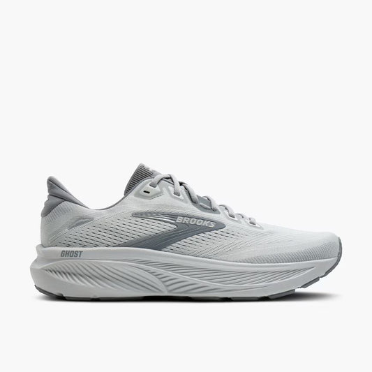 BROOKS MENS WIDE GHOST 18 - GREY/OYSTER