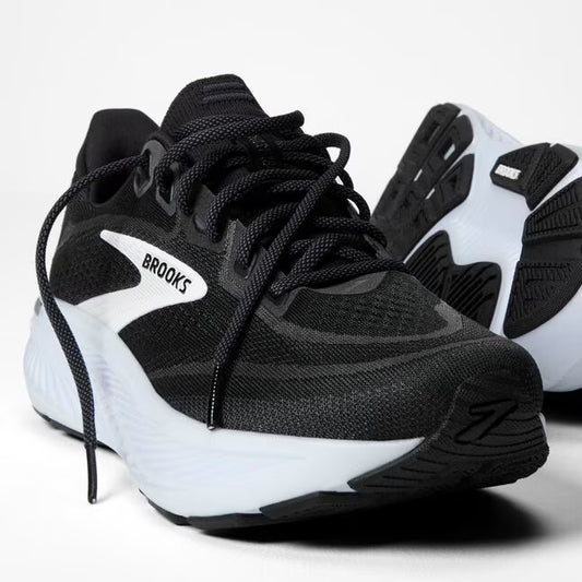 BROOKS MENS GHOST 18 - BLACK/GREY/WHITE