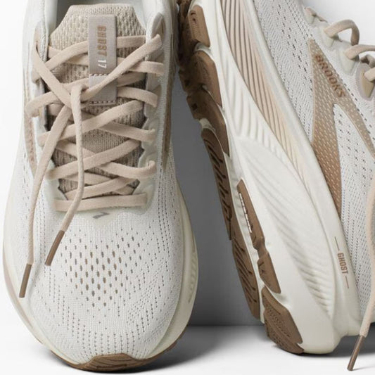 BROOKS WOMENS GHOST 17 - Grey/Chateau Grey/Portabella