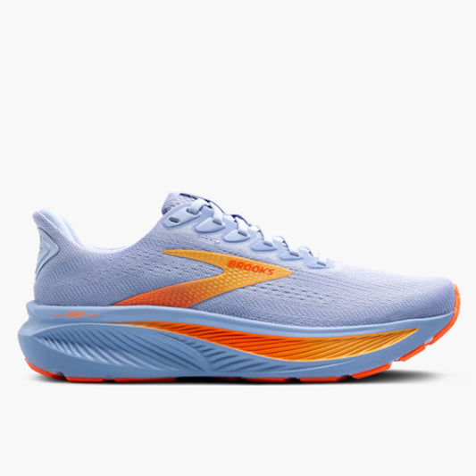 BROOKS WOMENS GHOST 17 - Blue Heron/White/Orange