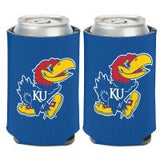 Kansas Jayhawk Simple w/ Logo 12 oz. Koozie