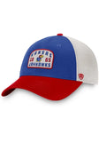 Kansas Jayhawks Heritage Adjustable Trucker Hat - Blue/White