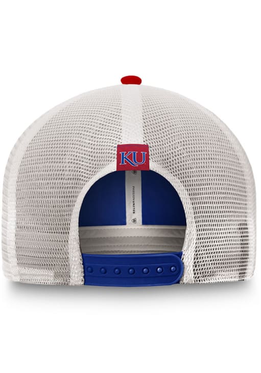 Kansas Jayhawks Heritage Adjustable Trucker Hat - Blue/White