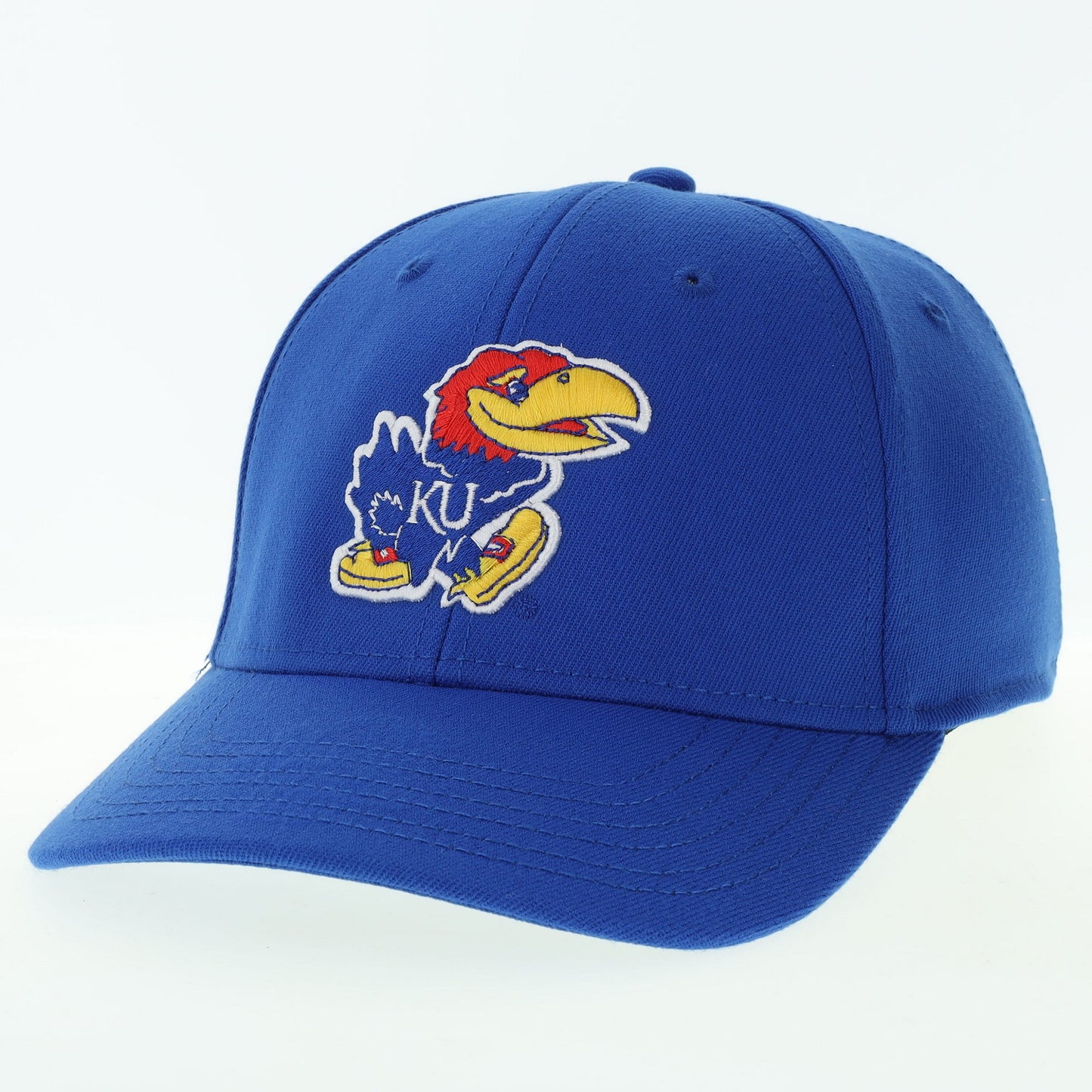 Kansas Jayhawks Classic Sewn Logo Adjustable Hat - Blue