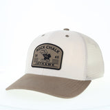 Legacy Rock Chalk Jayhawk Vault 1941 Adjustable Hat - Tan/White