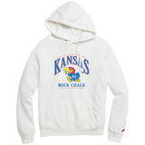 Kansas Jayhawks Rock Chalk Heritage Hoodie - White
