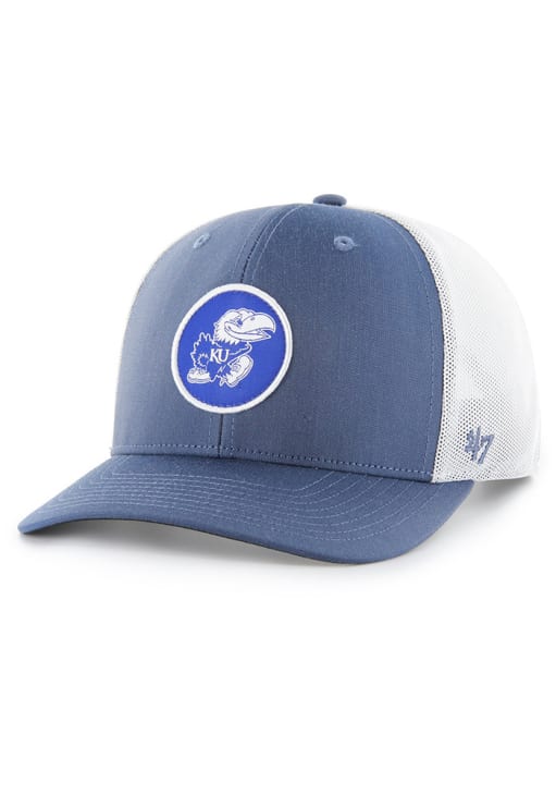 Kansas Jayhawks Dorado Trucker Hat - Grey/White