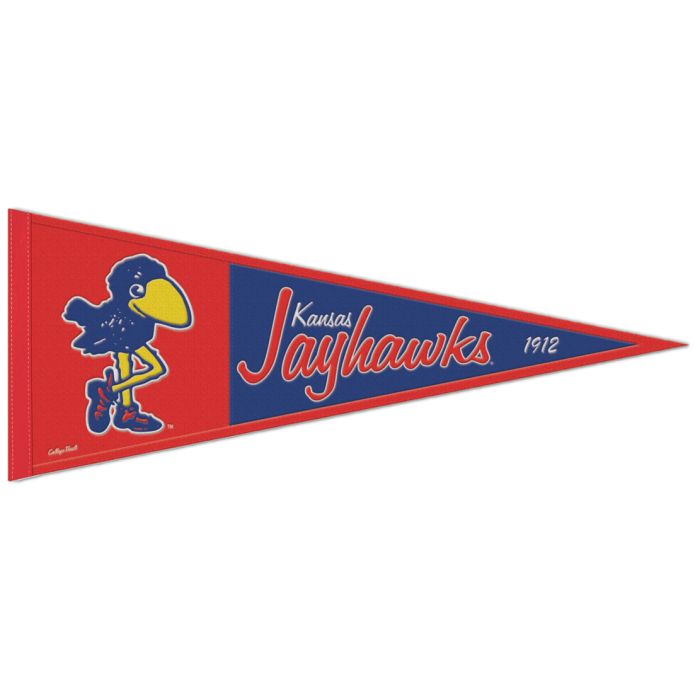 Kansas Jayhawks Vault 1912 Pennant 13" x 32"