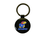 Kansas Jayhawks Carbon Keychain