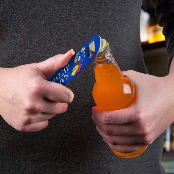Kansas Jayhawks 2 Sided Bottle Opener