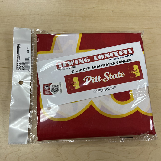 Pitt State 8 X 2 Banner