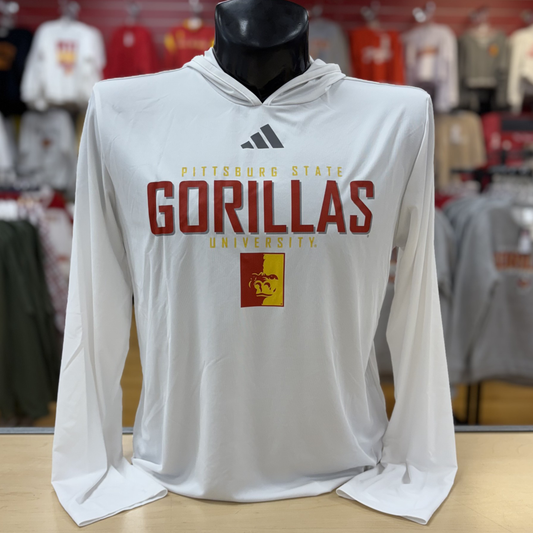 Adidas Gorillas D4T Hoodie- White/Red/Gold