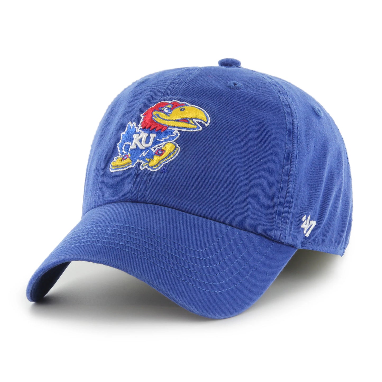 Kansas Jayhawks Franchise Fitted Hat - Blue