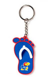 Kansas Jayhawks Flipflop Keychain Team Colors