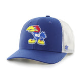 Kansas Jayhawks Vault 1941 Structured Adjustable Trucker Hat - Blue/White