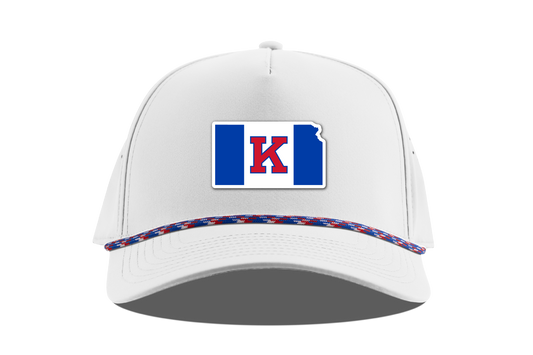 Kansas Jayhawks KS Flag Rope Hat