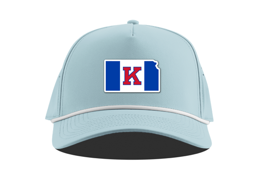 Kansas Jayhawks KS Flag Rope Hat