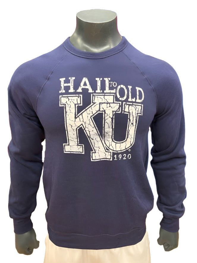 Kansas Jayhawks Hail to Old KU Vault 1920 Crew - Navy/White