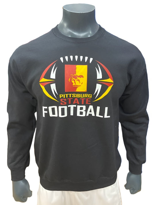 Pitt State Gorillas Football Crew - Black