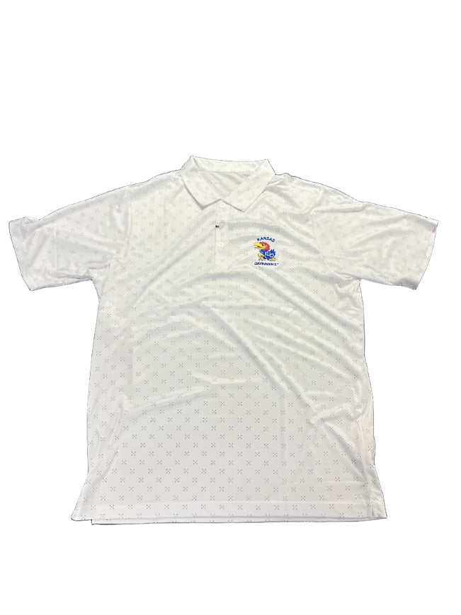Antigua Kansas Jayhawks Spark Polo - White