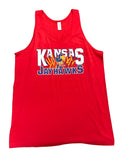 Kansas Jayhawks Vintage 1912 Wheat Woman's Tank - Red
