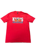 Kansas Jayhawks Vintage 1912 Wheat Triblend Tee - Red