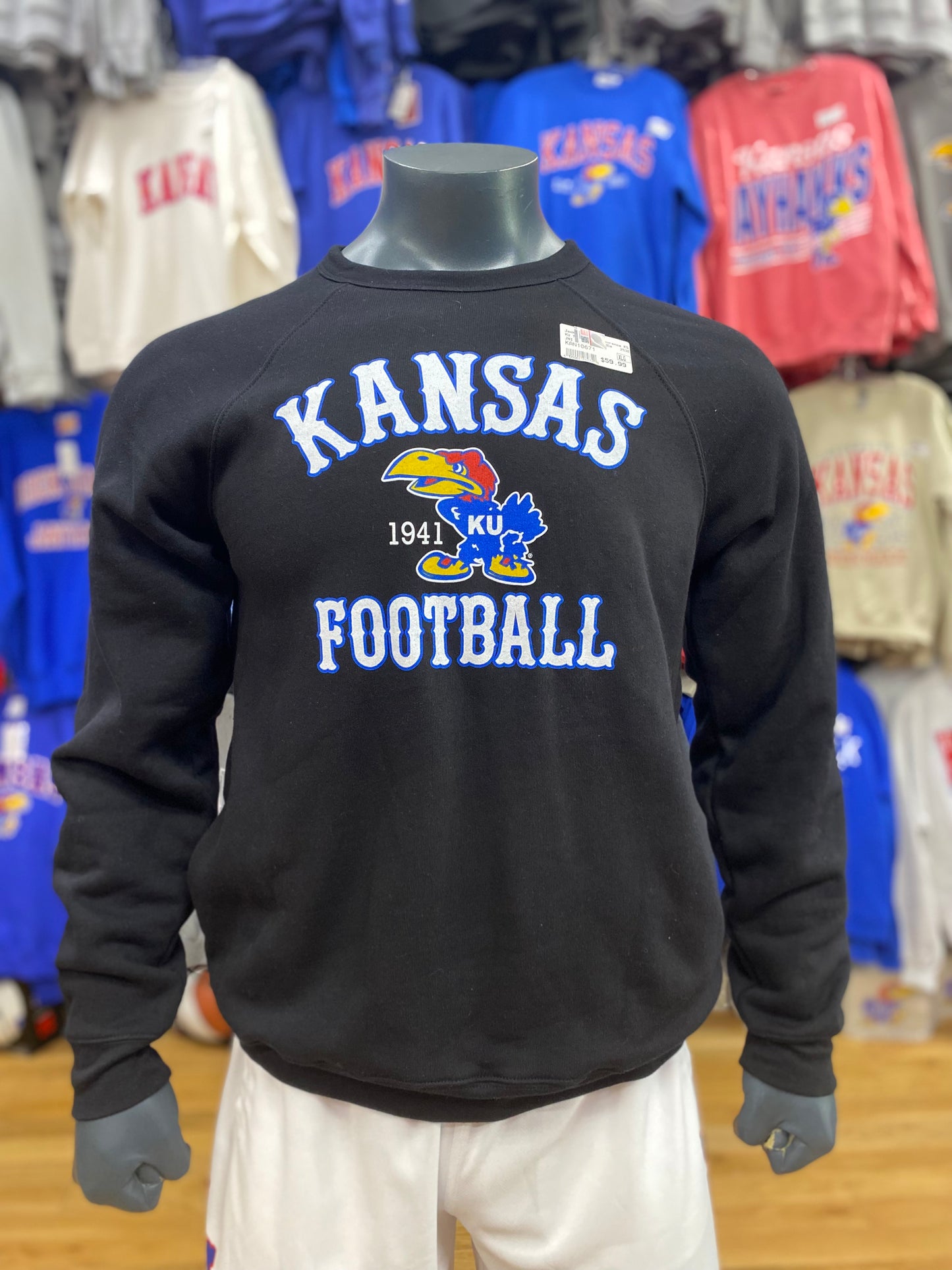 Kansas Jayhawks Arch 1941 Football Crew