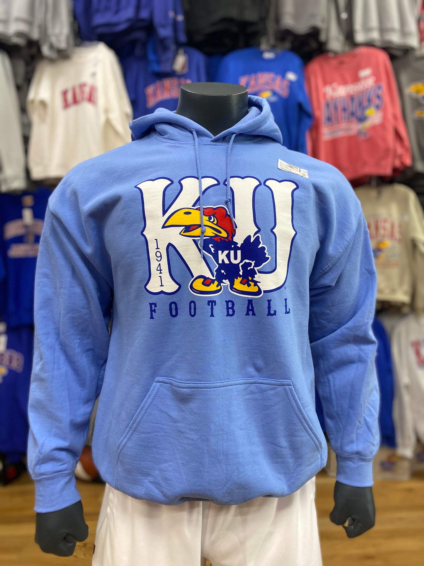 Kansas Jayhawks 1941 Football Hoodie
