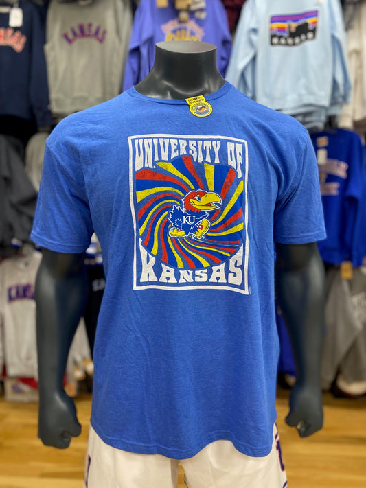 Kansas Jayhawks KU Psychedelic T-Shirt