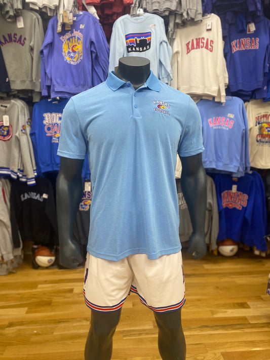 Kansas Jayhawks 1941 Adidas Football Polo