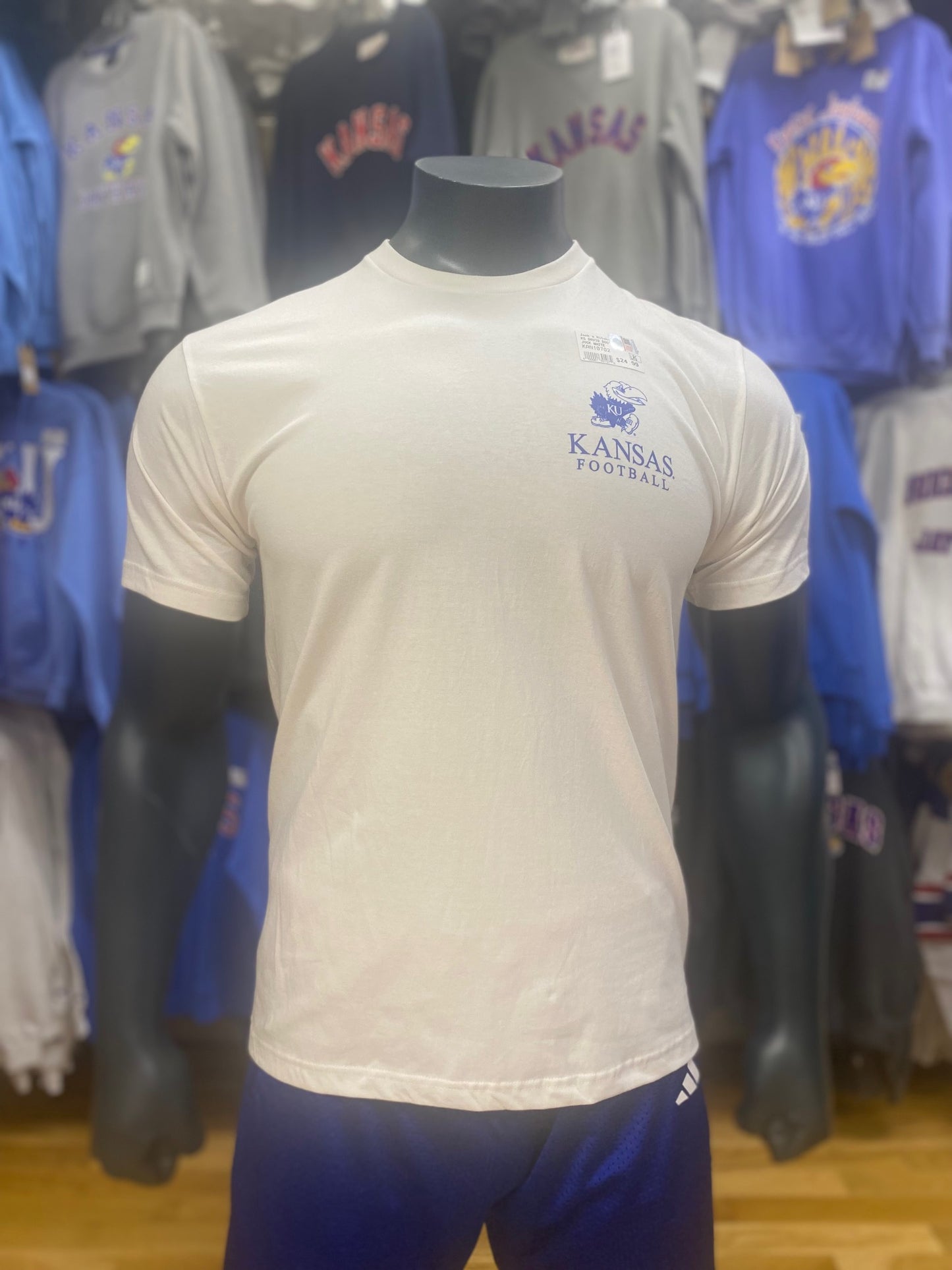Kansas Jayhawks David Booth Kansas Memorial Stadium T-Shirt
