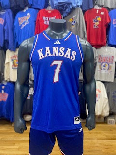 Kansas Jayhawks Kohl Rosario #7 Basketball Jersey