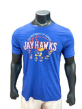 Kansas Jayhawks Basketball Evolution Triblend T-Shirt - Royal Blue