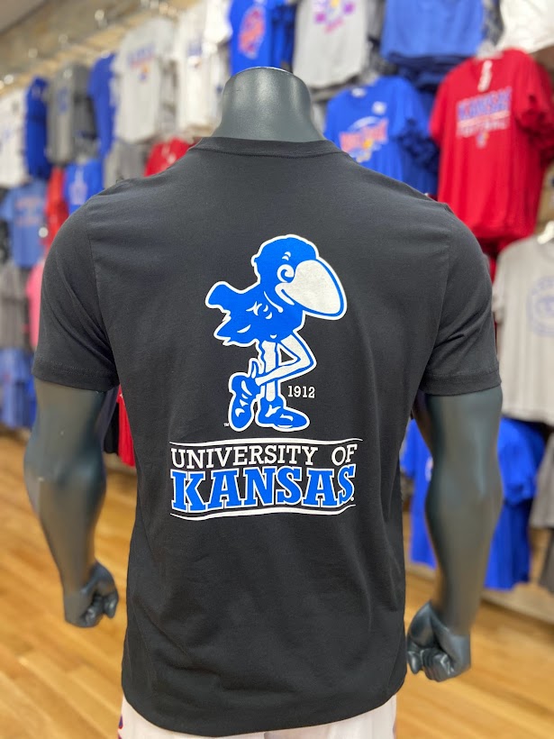 University of Kansas Jayhawks Vault 1912 Triblend T-Shirt - Black