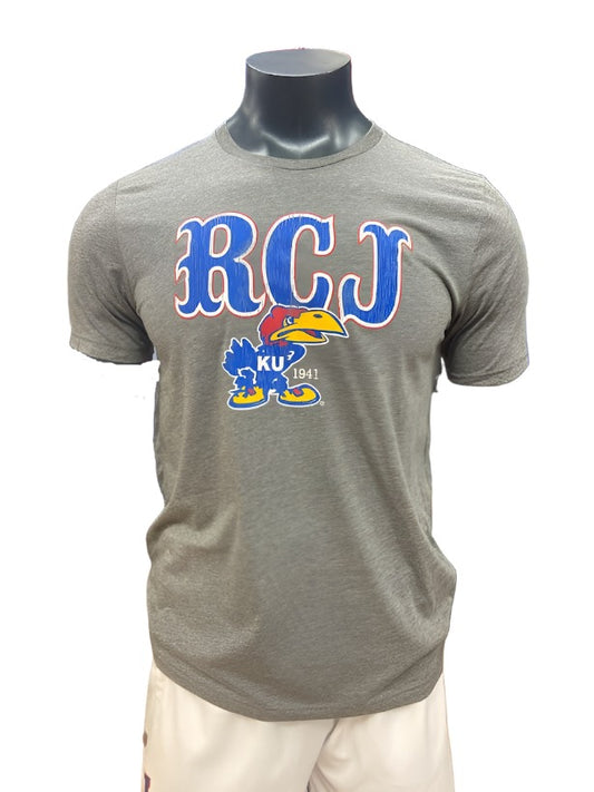 Kansas Jayhawks RCJ 1941 Triblend T-Shirt - Grey