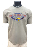 Kansas Jayhawks Football Agency T-Shirt - Grey/Team Colors