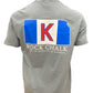 Kansas Jayhawks 1912 + Gameday Flag T-Shirt - Grey
