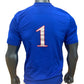 Kansas Jayhawks #1 Adidas Football Jersey - Blue