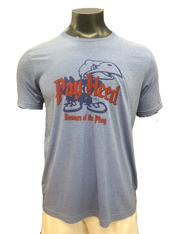 Kansas Jayhawks Pay Heed Vault 1941 Triblend T-Shirt - Royal Blue