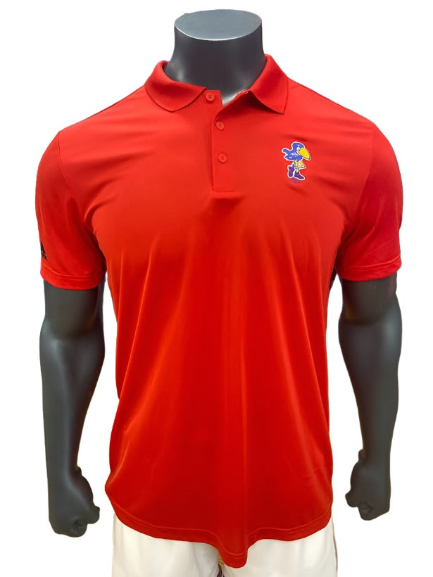 Kansas Jayhawks Vault 1912 Logo Adidas Polo - Red