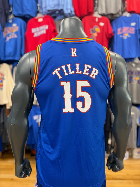 Kansas Jayhawks Officially Licensed #15 Bryson Tiller '88 Jersey