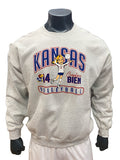 Caroline Bien Kansas Volleyball Signature Crew - Grey