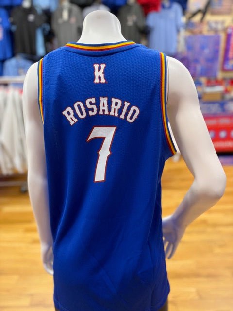 Kansas Jayhawks Officially Licensed #7 Kohl Rosario Youth Jersey