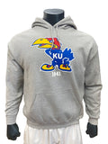 Kansas Jayhawks Vault 1941 Big Logo Hoodie - Sport Grey