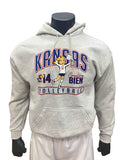 Caroline Bien Kansas Volleyball Hoodie - Light Grey