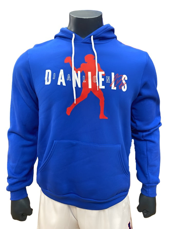 Jalon Daniels Signature Kansas Football Hoodie - Royal