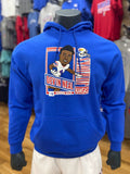 Devin Neal Kansas Football Caricature Hoodie - Royal Blue