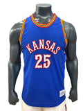 Danny Manning Kansas Basketball Jersey #25 - Royal